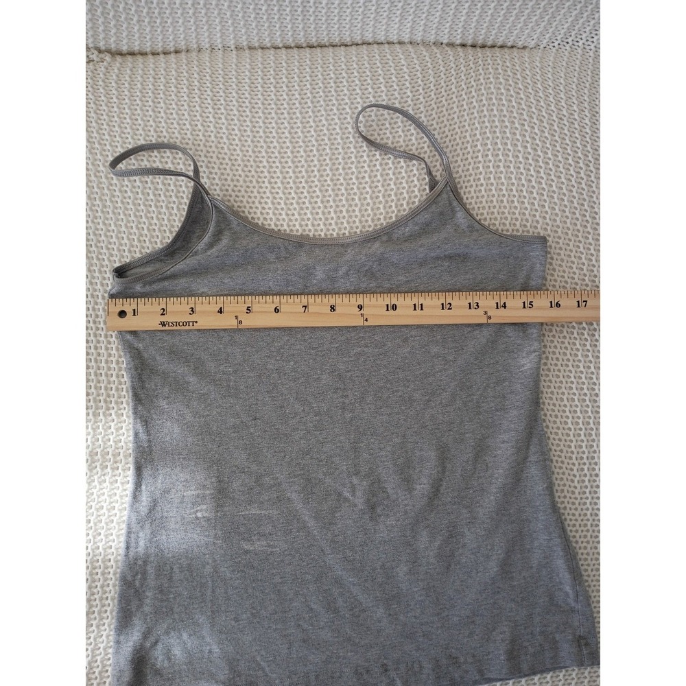 GAP Bundle White Ribbed Open Back Tie Top & Grey Camisole Cami Set S Capsule - Picture 9 of 12